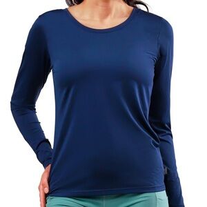 ANTONIO MELANI Navy Long Sleeve Tee